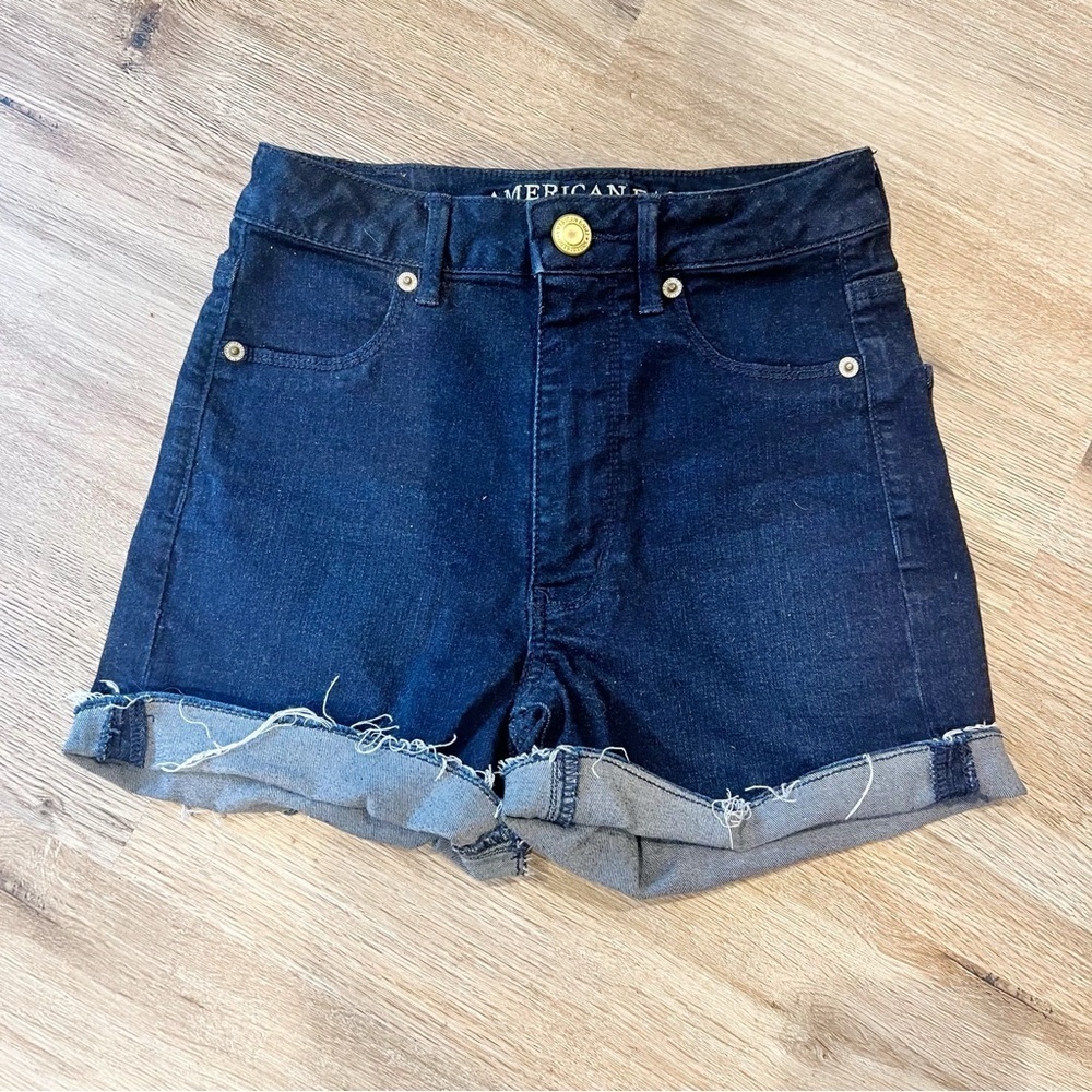 American Eagle High Rise Denim Shorts
